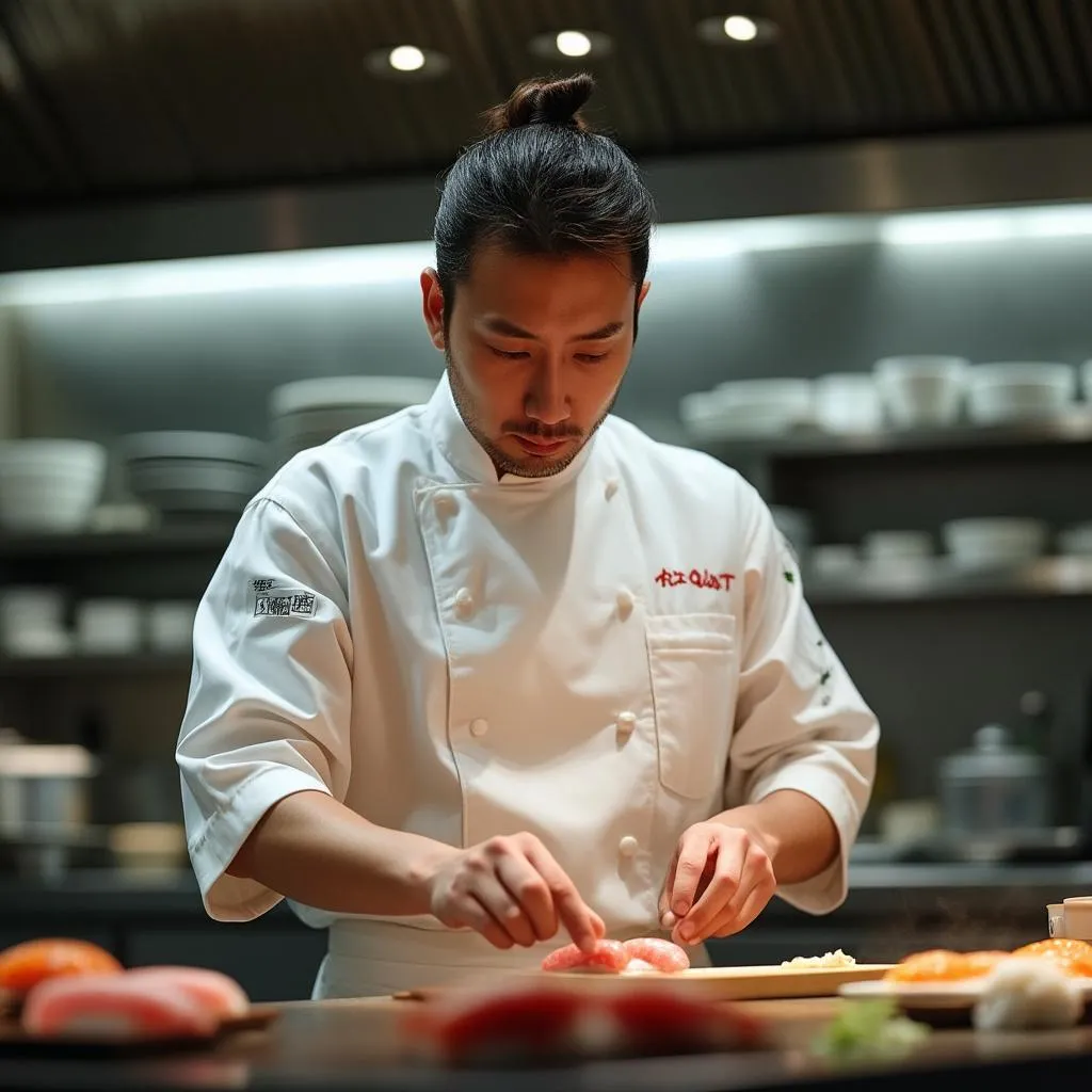 Hiroshi Tanaka Chef Principal Sushi Life